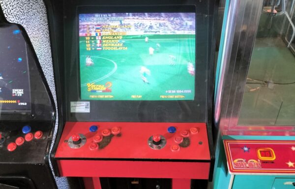 Virtual Striker Arcade Game in Big Cabinet